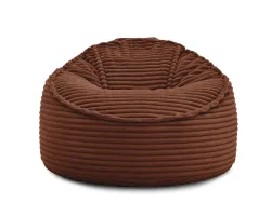 Hocker BOBOCHIC SOCRATE 106x106x79cm cord-stoff orange