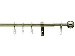 Vorhangstangen Set edelstahl goldfarben