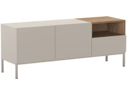 MARCKERIC TV-Möbel MALLORCA 140cm cremefarben