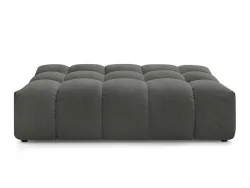Hocker BOBOCHIC EVEREST 100x166x40cm stoff chiniert dunkelgrau