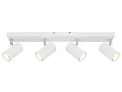 mutoni - Strahler Robby Metall weiss 4xGU10, One Size, Multicolor