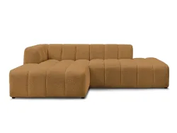 Ecksofa BOBOCHIC ANNECY Boucle-Stoff gelb