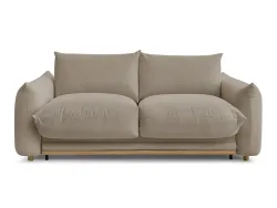 3er Sofa BOBOCHIC ERNEST Stoff taupe