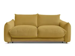 3er Sofa BOBOCHIC ERNEST Stoff gelb