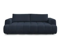 3er Sofa BOBOCHIC FUJI Stoff dunkelblau