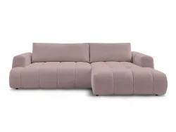 Ecksofa BOBOCHIC FUJI Stoff rosa