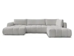 Wohnlandschaft BOBOCHIC FUJI Boucle-Stoff hellgrau