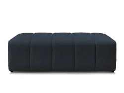Hocker BOBOCHIC ANNECY 70x140x45cm boucle-stoff dunkelblau