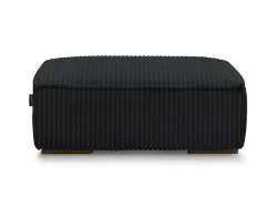 Hocker BOBOCHIC CHELSEA 68x100x40cm cord-stoff schwarz