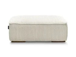 Hocker BOBOCHIC CHELSEA 68x100x40cm cord-stoff beige