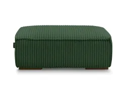 Hocker BOBOCHIC CHELSEA 68x100x40cm cord-stoff grün