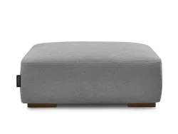 Hocker BOBOCHIC SIDONIE 70x100x40cm stoff chiniert dunkelgrau