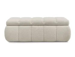 Bettkasten BOBOCHIC DENALI Boucle-Stoff beige
