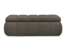 Bettkasten BOBOCHIC DENALI Boucle-Stoff rotbraun