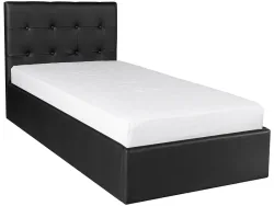 Kastenbett ALIX 90x200cm schwarz