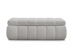 Bettende BOBOCHIC MONT-BLANC Boucle-Stoff hellgrau