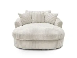 Récamière BOBOCHIC BELEM Cord-Stoff beige