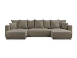 Wohnlandschaft BOBOCHIC SIDONIE Stoff chiniert taupe
