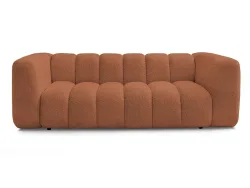 3er Sofa BOBOCHIC TALIA Boucle-Stoff orange