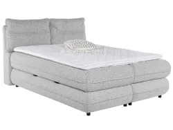 Boxspringbett NEBBIA cappuccino 180x200cm halbfest