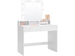 Frisierkommode SONGMICS CRUSH 40x80x145cm weiss