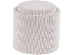 Hocker AYLO 45x45x41cm stoff braun