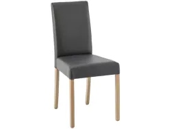 Stuhl BROWNY Synthetisches Leder schwarz