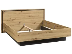 Bett TRONDHEIM 160x200cm spanplatte artisan eiche