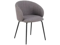 Stuhl ELEANOR Polyester grau