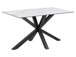Tisch HEAVEN 135x80x75.5cm weiss