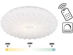 Deckenlampe LED ATARIS variable Intensität 38cm 18W weiss