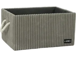 Aufbewahrungskorb HAMPER grau 28.5x38.5x20cm