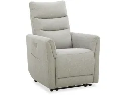 Relaxsessel ARISU Stoff hellgrau