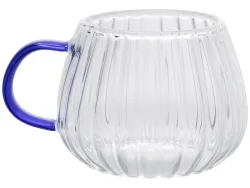 Kaffeebecher MORGAN 35cl glas blau 1 Stück