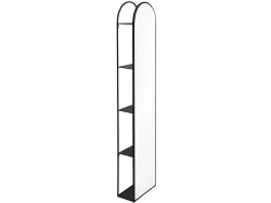 Spiegel AMARA 30x140cm schwarz