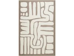 Strukturierte Leinwand BAKU 1 Stück mehrfarbig 90x60x3cm