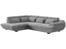 Ecksofa INFINITY Stoff silber