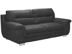3er Sofa TRAPANI Stoff anthrazit