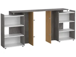 Kopfteil NAIA 241.3 cm x 26.3 cm x 79.8 cm glitzernd / matt
