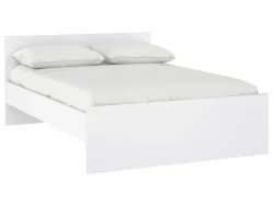Bett NAIA 140x200cm spanplatte weiss lackiert