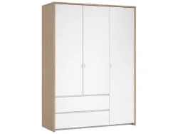 Drehtürenschrank NEXT jackson eiche 3 Türen 2 Schubladen