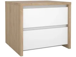 Nachttisch NEXT 2 Schubladen 51.6x48.1x45.4cm jackson eiche matt / lackiert