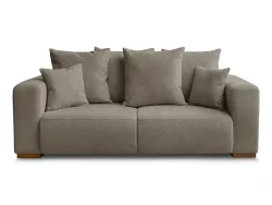 2er Sofa BOBOCHIC SIDONIE Stoff chiniert taupe
