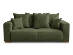 2er Sofa BOBOCHIC SIDONIE Stoff chiniert grün