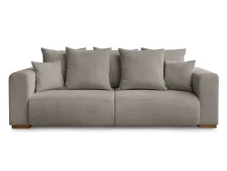 3er Sofa BOBOCHIC SIDONIE Cord-Stoff taupe