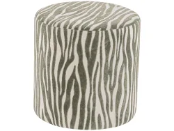 Hocker AYLA 40x40x40cm stoff / samt grün