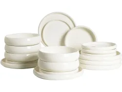 Geschirrset MONTARA Sandstein 18-teilig 6 Personen