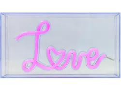 Tischlampe LED LOVE 12.6cm 3W rosa