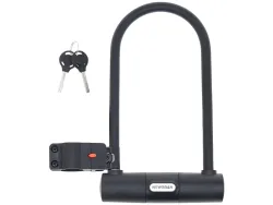 NEWRBAN Vorhängeschloss U-Lock schwarz