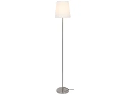 Stehlampe LIVIO 155cm 40W silberfarben